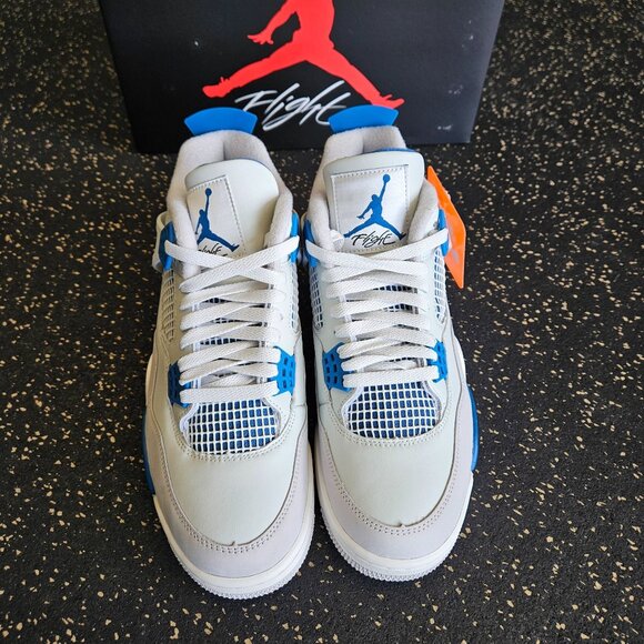 Air Jordan 4 Retro Military Industrial Blue FV5029-141 Men's Size 11.5 - Picture 3 of 8